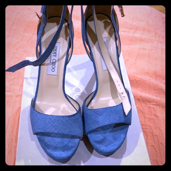 Kayden Denim ankle strap - Picture 1 of 5